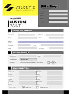 Hardtail MTB Paint Form PDF