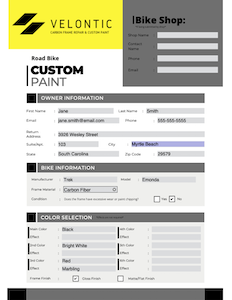Sample Bike Form PDF